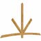 Ekena Millwork Alberta Rough Sawn Timber Gable Bracket, Western Red Cedar, 108"W x 63"H x 2"D x 4"F, 14/12 Pitch GBW108X63X0204ALB00RWR - alternate 3